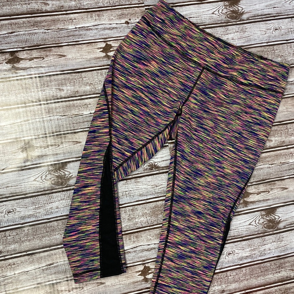 Zella Cosmic Colorful Capri Leggings Size Lg EUC - Picture 15 of 16
